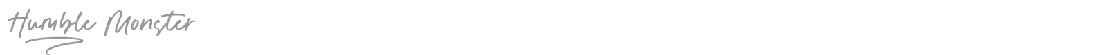Humble Monster font preview